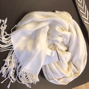 Cream colored scarf